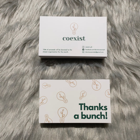Thank You / Business Cards 100pcs - MADE TO ORDER